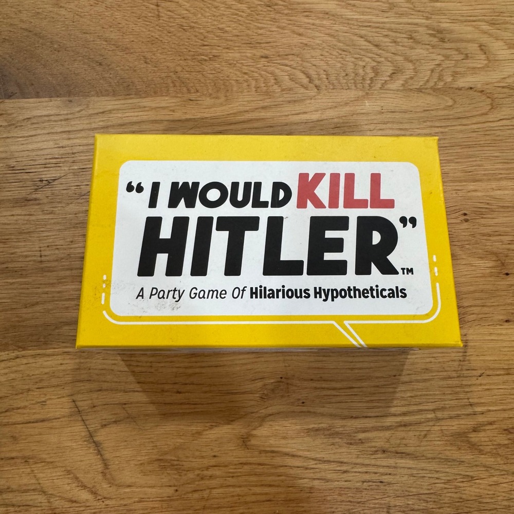 I Would Kill Hitler Party Game of Hilarious Hypotheticals Kickstarter Edition